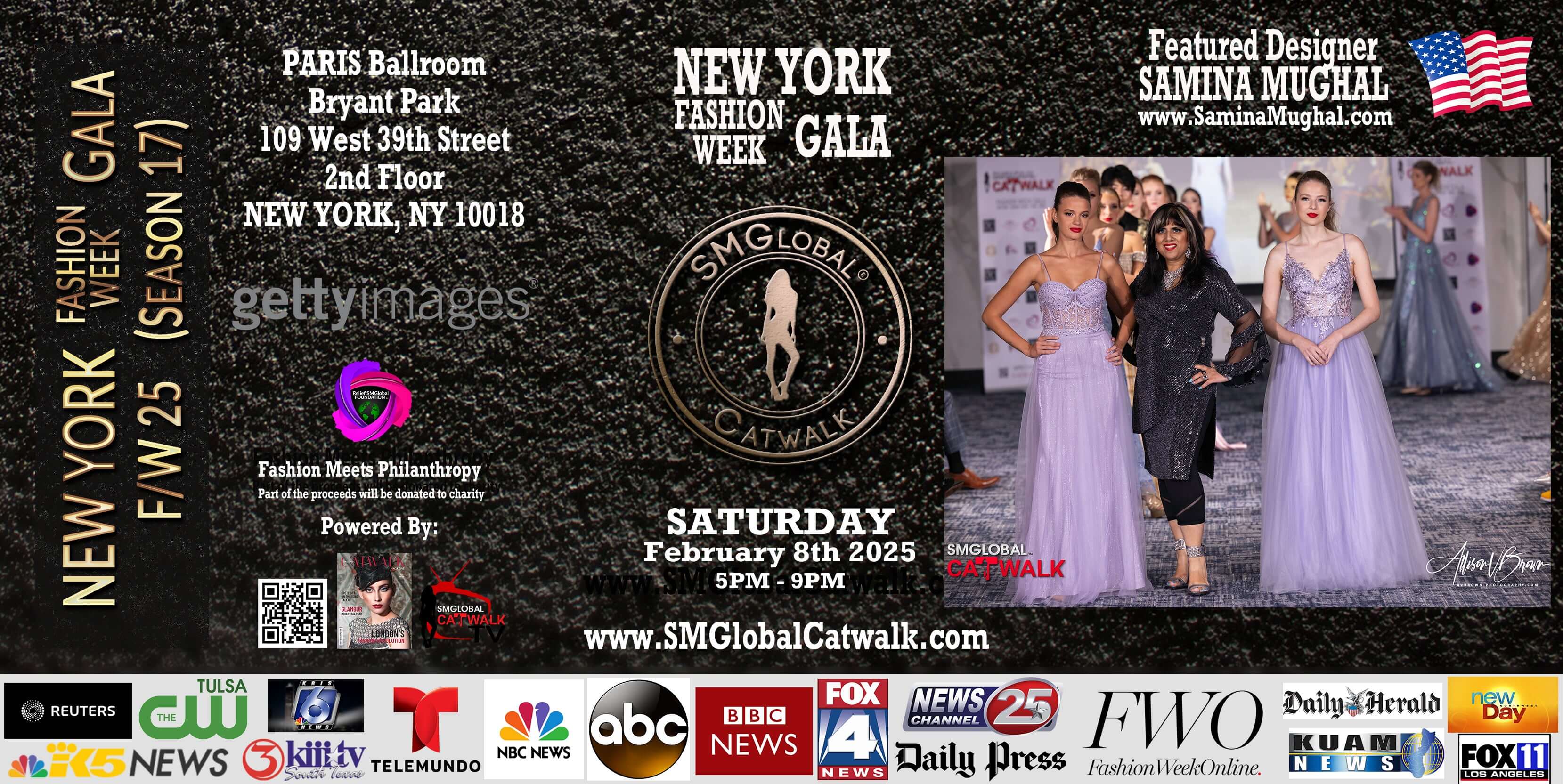 Fashion Week NEW YORK GALA (F/W 25) – Saturday February 8th, 2025