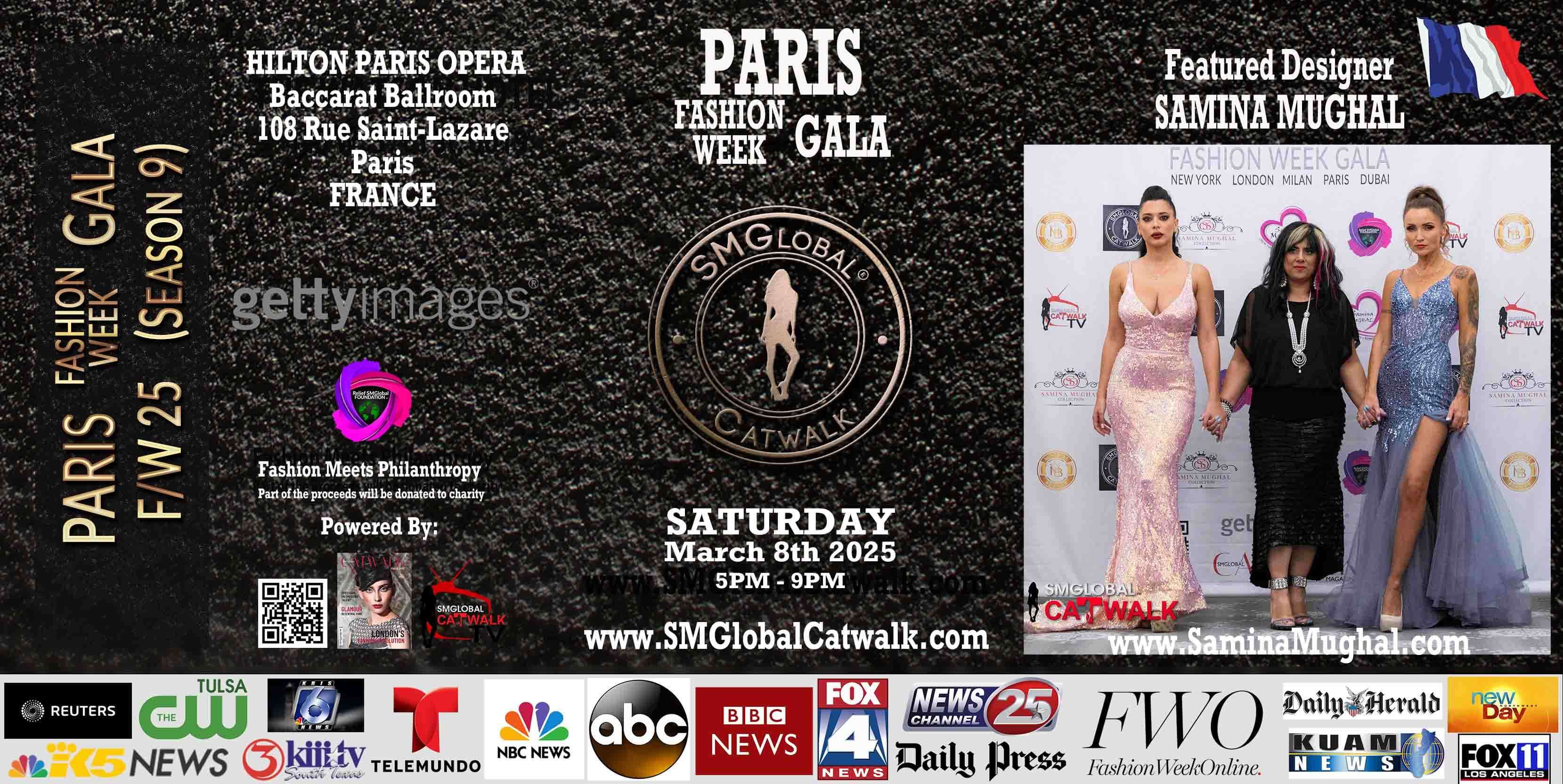 Fashion Week PARIS GALA (F/W 25) – Saturday March 8th, 2025