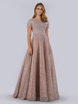 SAMINA MUGHAL 29765 - Beaded and embroidered A-line dress