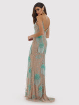 SAMINA MUGHAL 29892 - Elaborately sequined gown