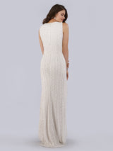 SAMINA MUGHAL 51018 - Beaded Faux-Wrap V-Neck Bridal Gown